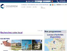 Tablet Screenshot of cegerem.com